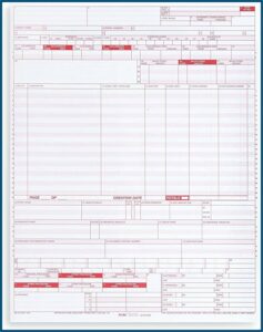 Ub 04 Claim Form Fields