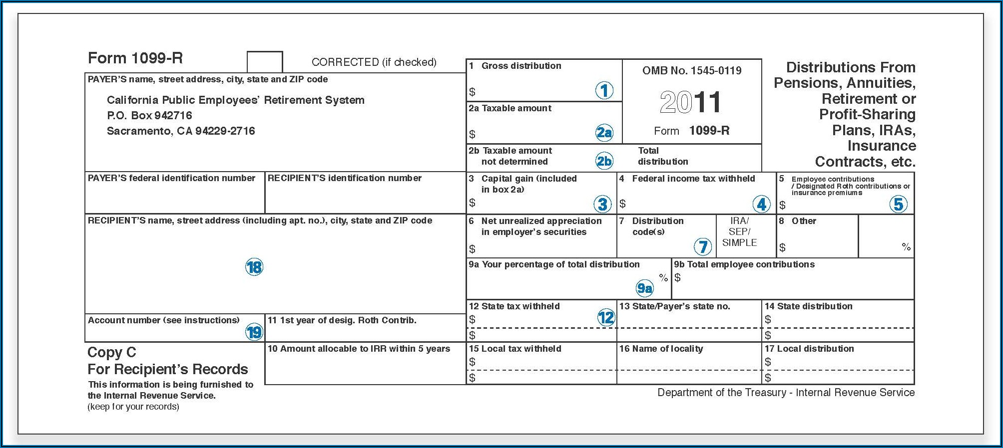 Viewprint 1099 R Tax Forms