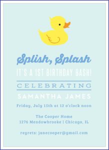 When To Send 1st Birthday Invitations
