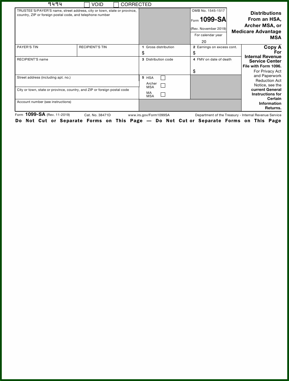 1099 Irs Form Download