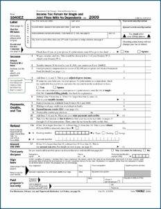 2014 Ez 1040 Tax Form