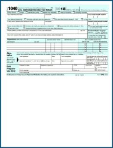 2014 Tax Form 1040 Fillable