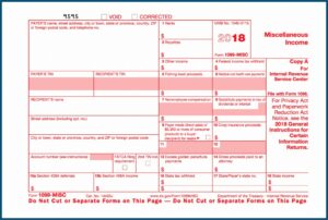 2018 Form 1099 Filing Deadline