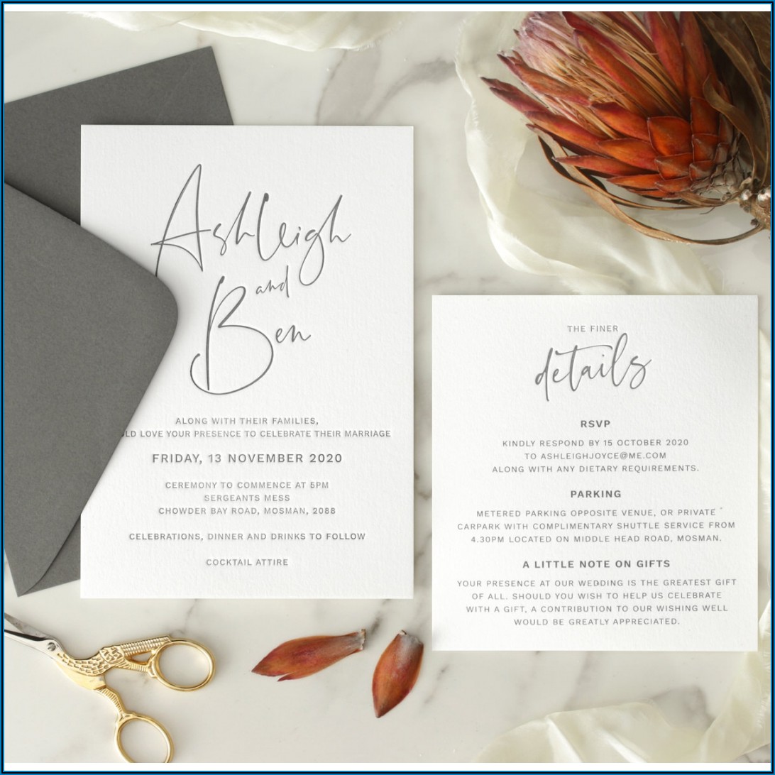 Affordable Letterpress Wedding Invitations Uk