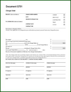 Aia Form G701 Download