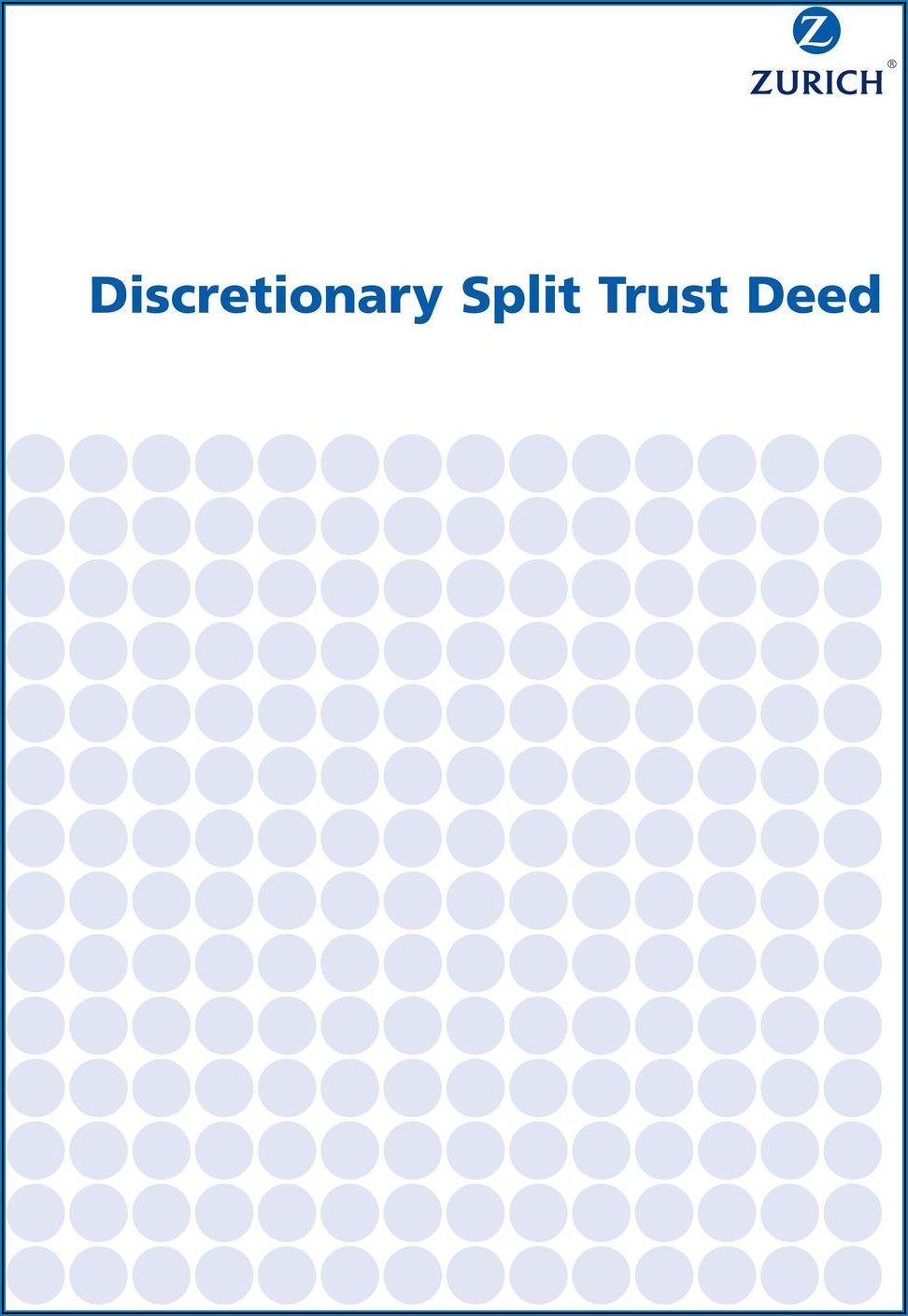Aig Discretionary Split Trust Form