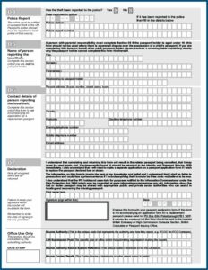 Application Form To Renew Passport Uk