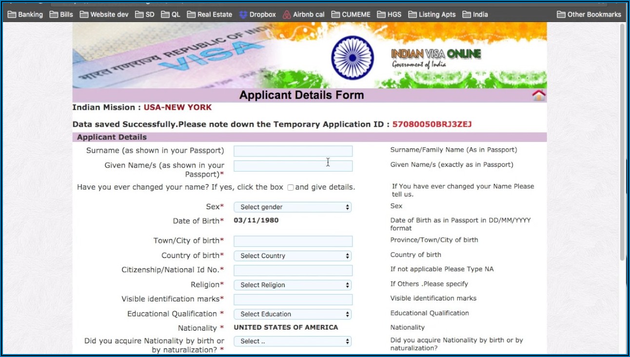 Apply For India Visa Online From Usa