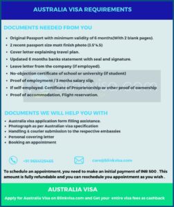 Australia Tourist Visa Form For Indian