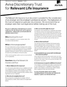 Aviva Life Insurance Discretionary Trust Form