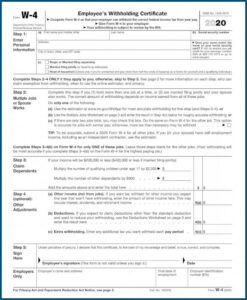 Blank Income Tax Forms 2020