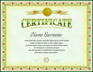Blank Stock Certificate Forms