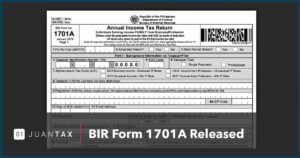 Bureau Of Internal Revenue Form 1701