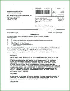 California Grant Deed Form Free