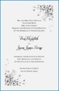 Catholic Wedding Invitation Cards Samples