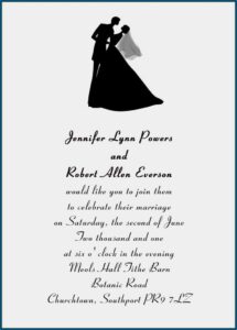 Christian Wedding Invitation Wording Examples