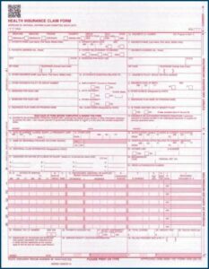 Cms Form 1500 Printable