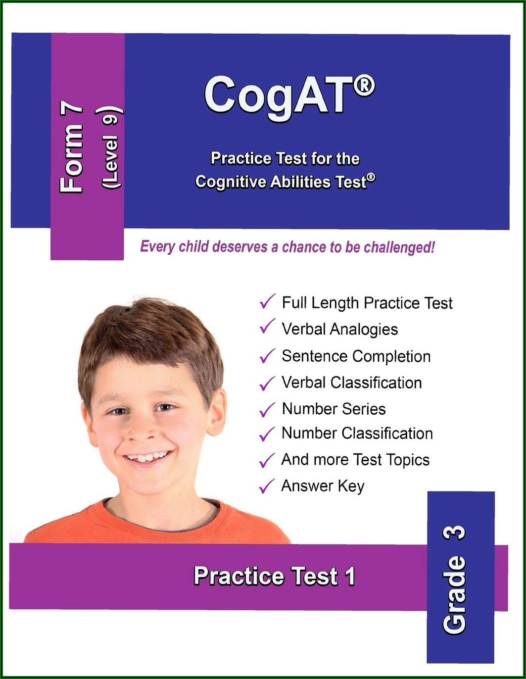 Cognitive Abilities Test (cogat) Form 7