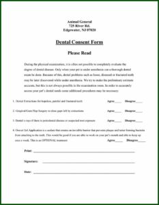 Dental Treatment Consent Form In Hindi