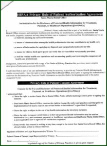Dental Treatment Consent Form Template