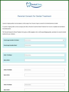 Dental Treatment Consent Forms