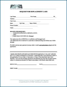 Disability Bus Pass Application Form
