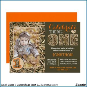 Duck Hunting Birthday Invitations