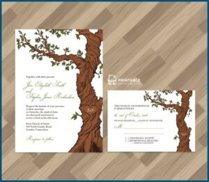 Fairytale Wedding Invitation Template Free