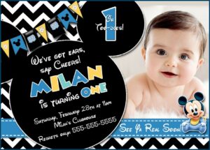 First Birthday Email Invitations