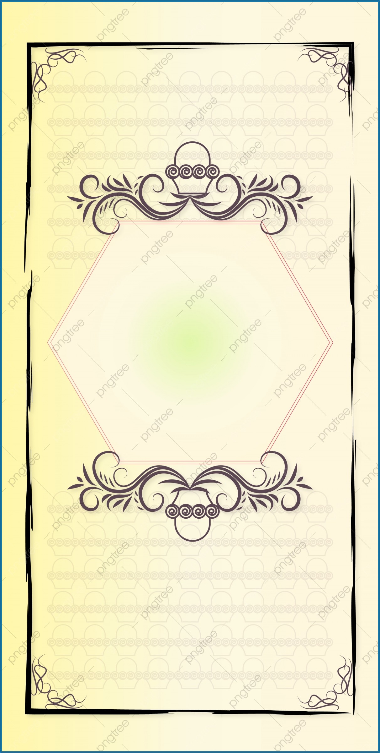 Flower Background Design For Wedding Invitation