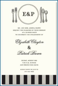 Formal Lunch Party Invitation Wording