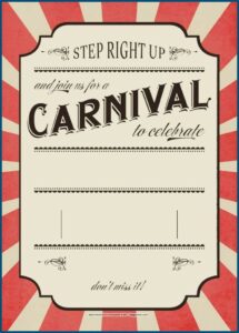 Free Carnival Invitation Template