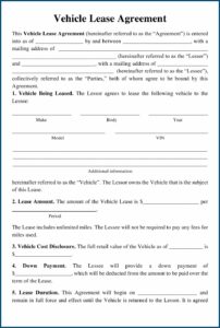 Free Commercial Truck Lease Agreement Pdf