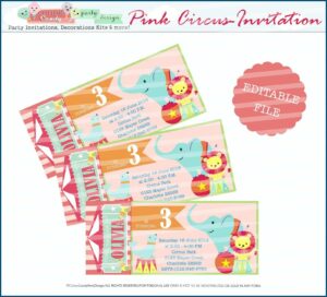 Free Editable Carnival Invitation