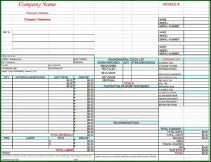Free Hvac Invoice Forms