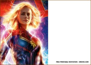 Free Marvel Birthday Invitation Templates