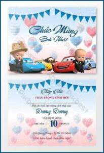 Happy Birthday Invitation Card Design