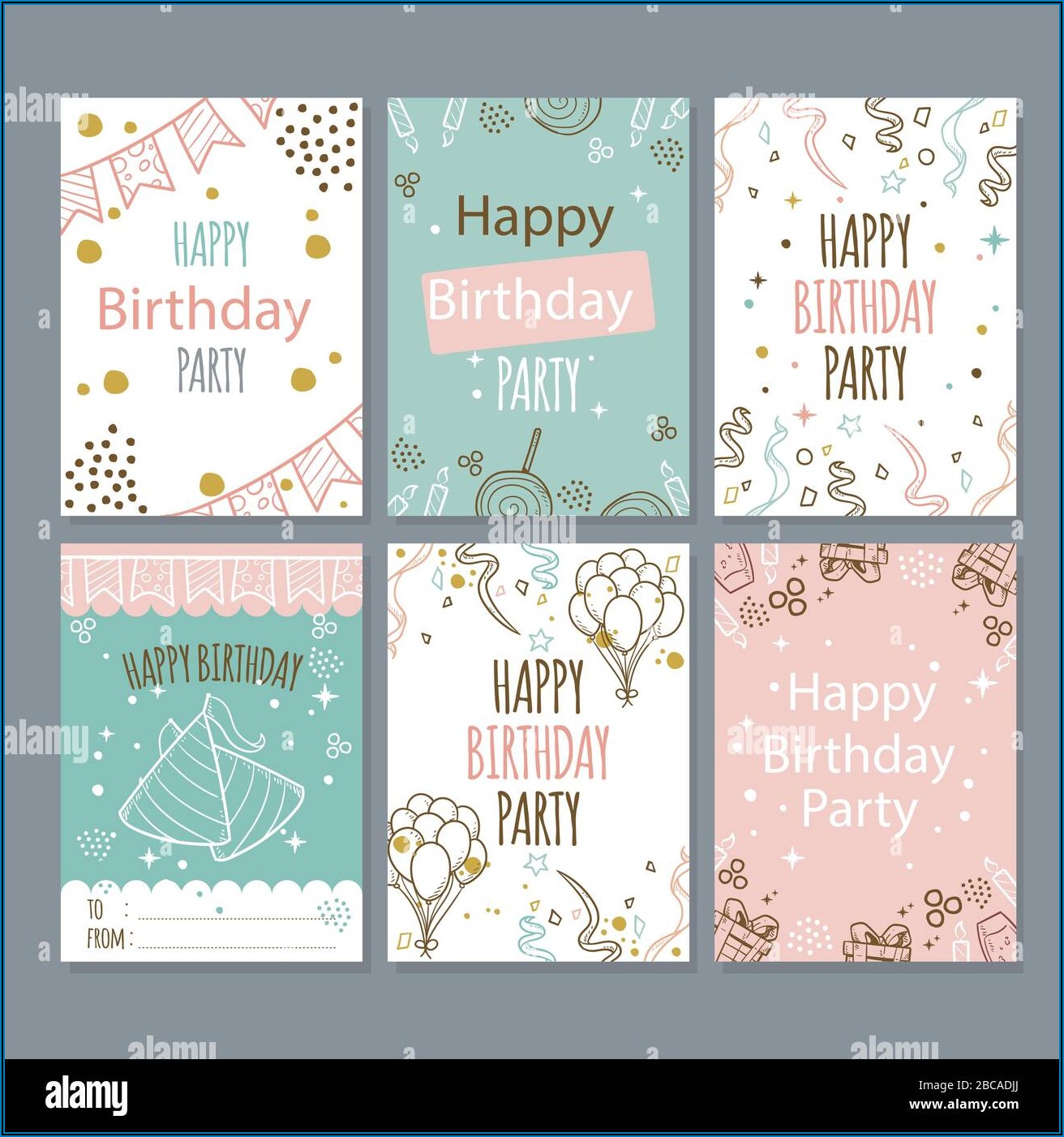 Happy Birthday Invitation Card Template