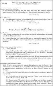 Health Care Directive Form Saskatchewan