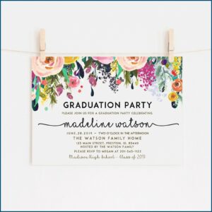 High School Graduation Invite Templates