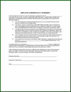 Hipaa Confidentiality Agreement For Vendors