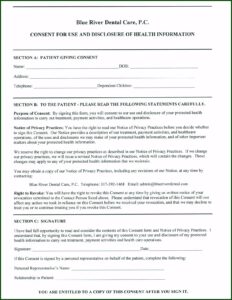 Hipaa Dental Release Form