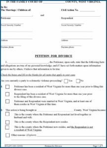 How To File Divorce Papers In Va