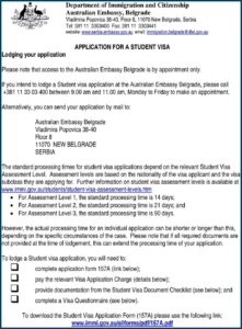 How To Fill Australian Student Visa Application Form