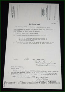 King County Washington Quit Claim Deed Form