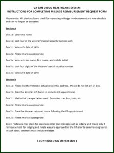 Mileage Reimbursement Form 2019 Pdf
