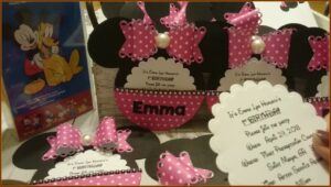 Minnie 1st Birthday Invitations