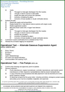 Nfpa 2001 Inspection Forms