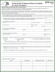 Nys Offer In Compromise Form Dtf 5