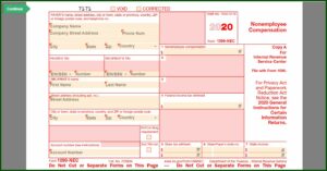 Official Irs 1099 Misc Form